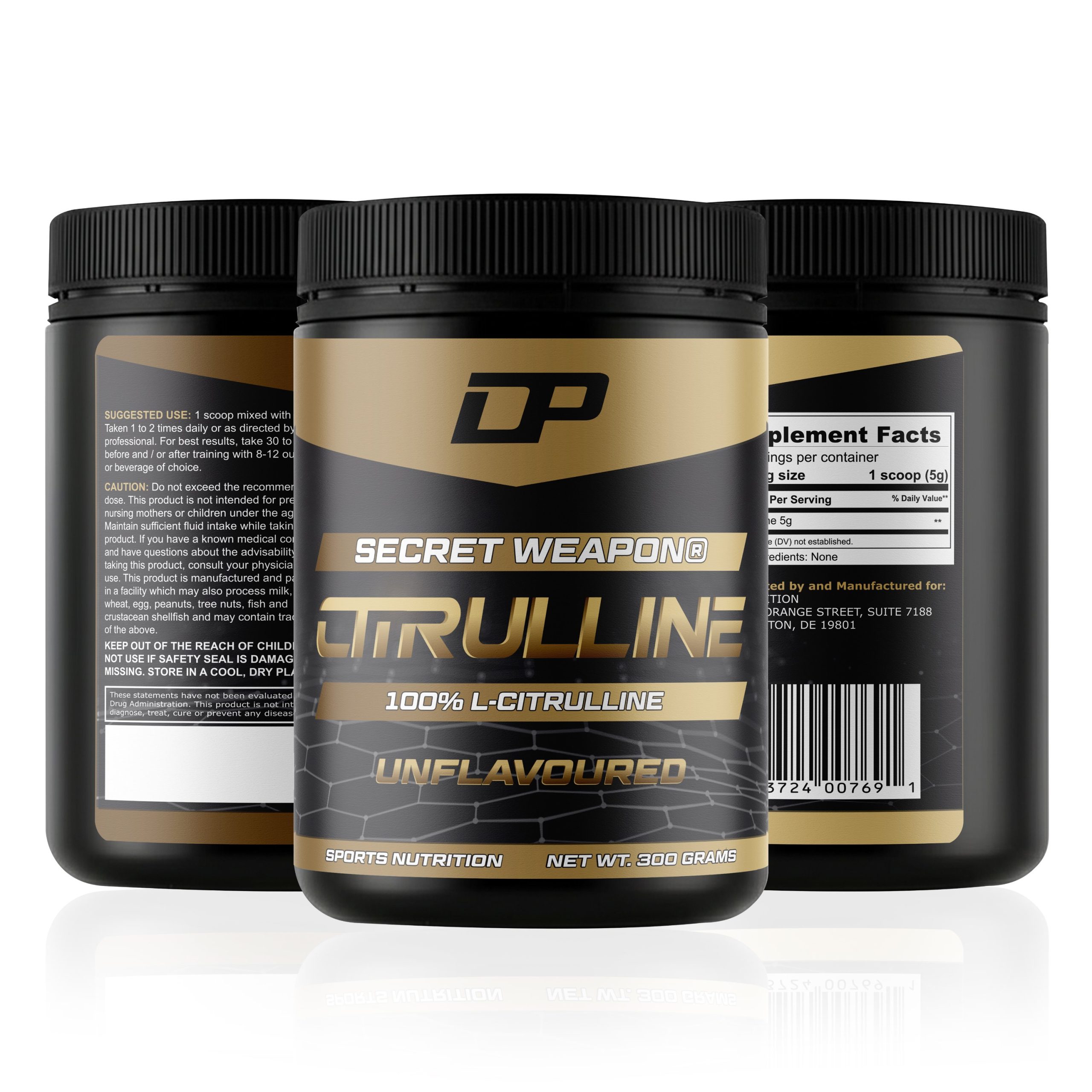 DP SECRET WEAPON® CITRULLINE, 300 grams - Image 4